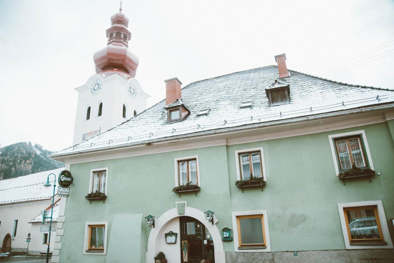 Gasthof Zum Gruenen Specht Oberzeiring Esterno foto