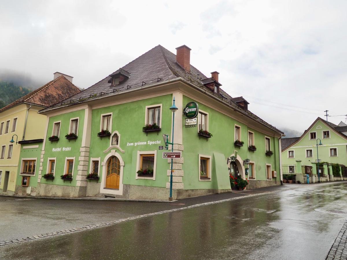 Gasthof Zum Gruenen Specht Oberzeiring Esterno foto