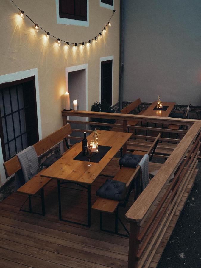 Gasthof Zum Gruenen Specht Oberzeiring Esterno foto